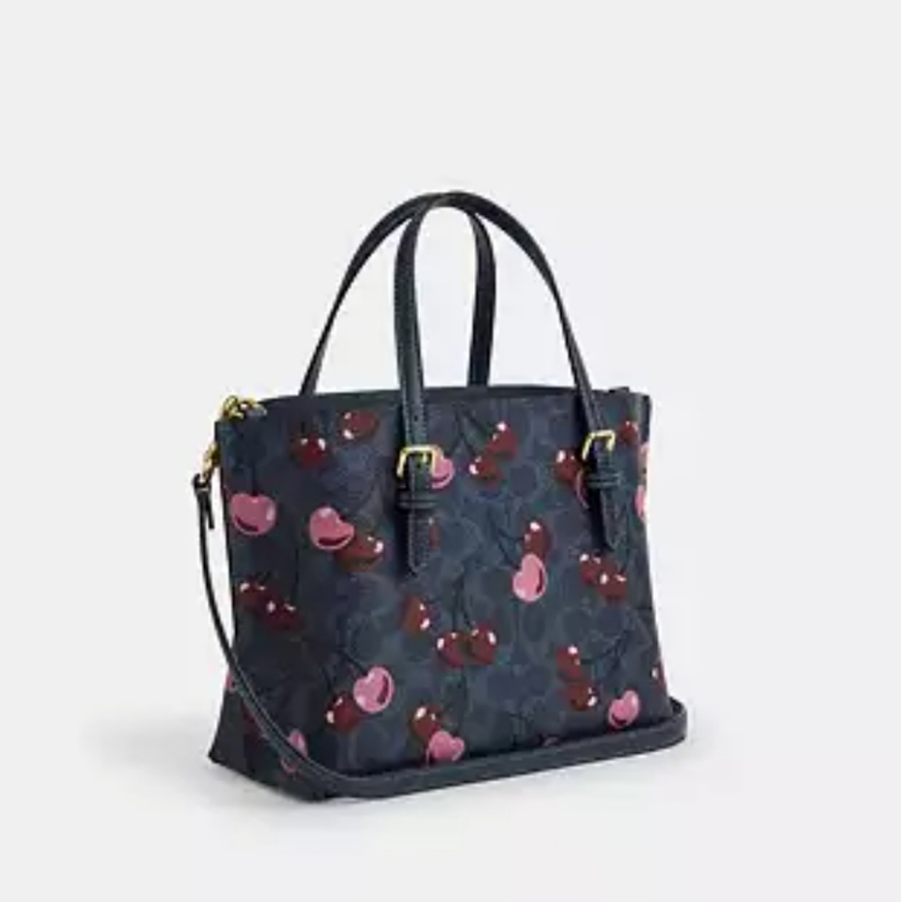 Coach  Mollie Cherry Navy and Pink Women's Bag - Picture 2 of 3